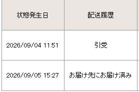 エクストレカ発送結果4